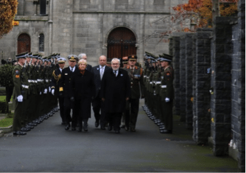 Dedication of the France-Ireland Memorial, Glasnevin, 13 November 2016