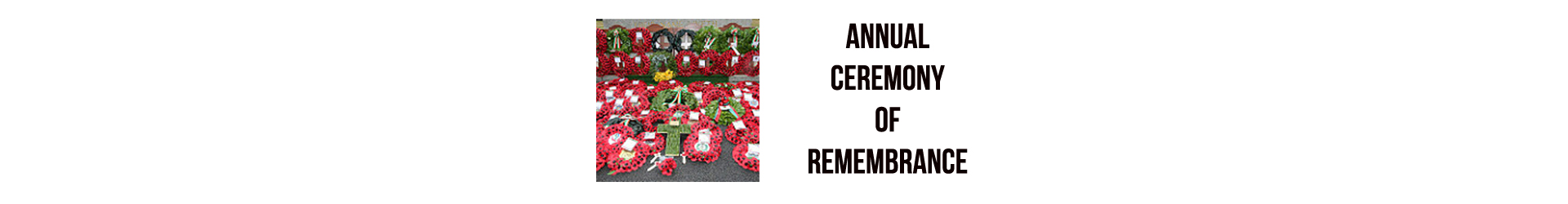 Annual Ceremony of Remembrance and Wreath Laying