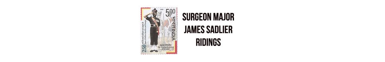 Surgeon Major James Sadlier Ridings
